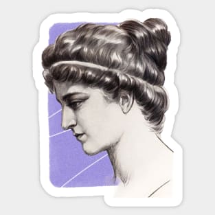 Philosopher Hypatia illustration Sticker